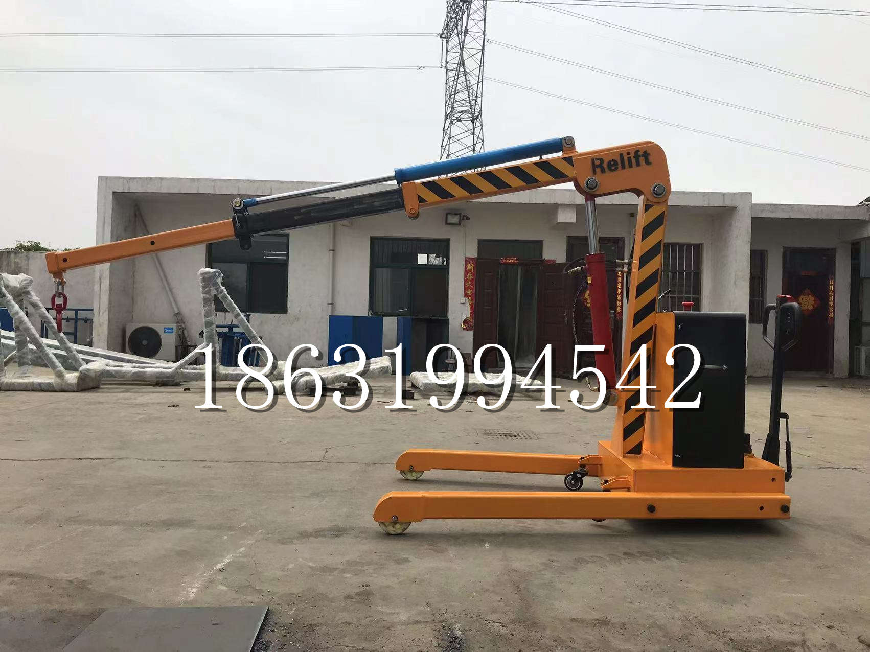 南和县久征定做3吨三轮随车吊 农用园林绿化移树吊 平板工程用小吊机